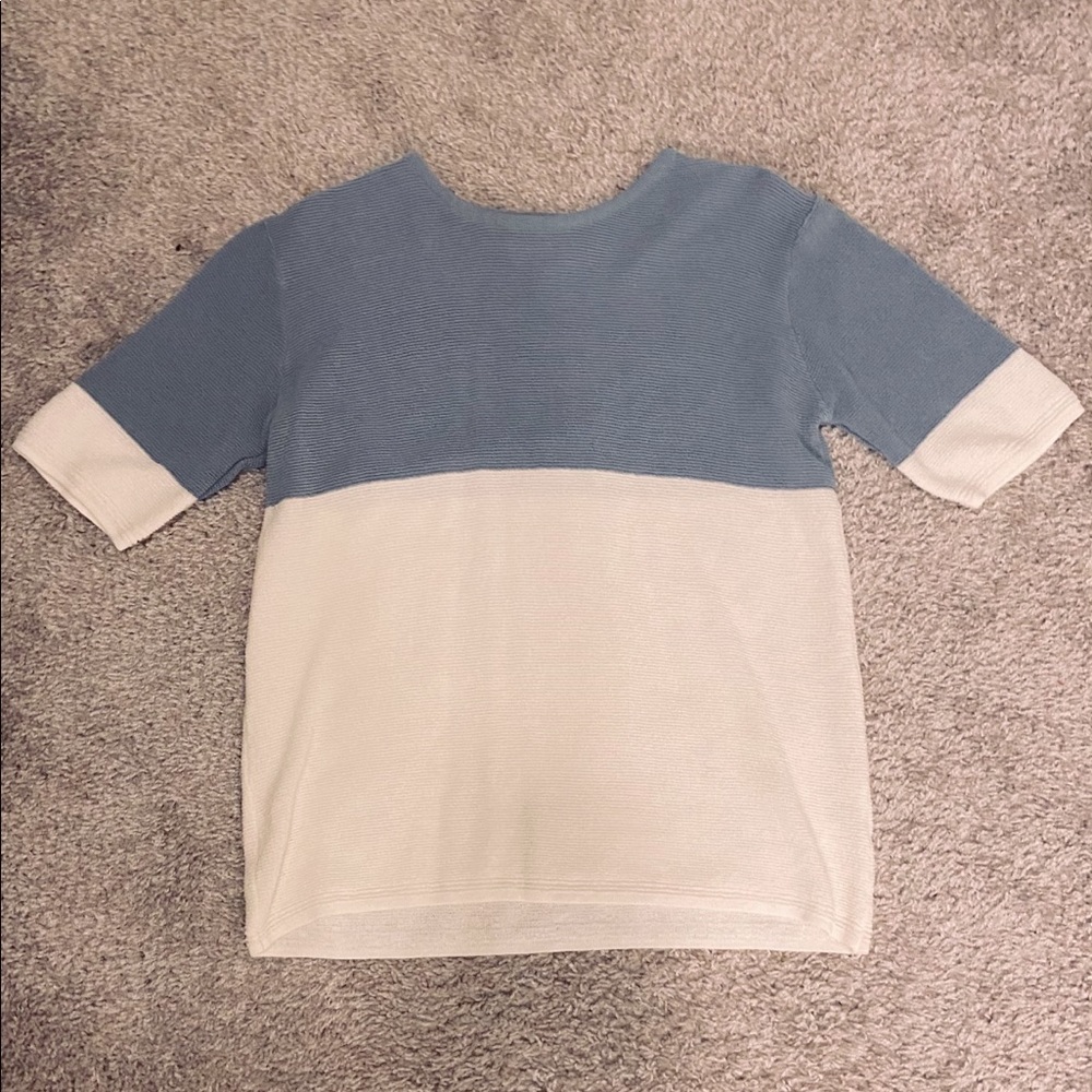Orange Creek, Blue and Cream Dress Shirt